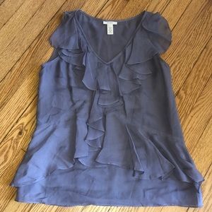 Purple Silk J Crew blouse